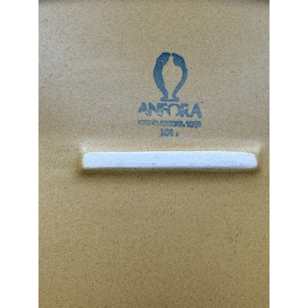 Set Of 3 Anfora Rectangular Sedona Toffee Plates 11